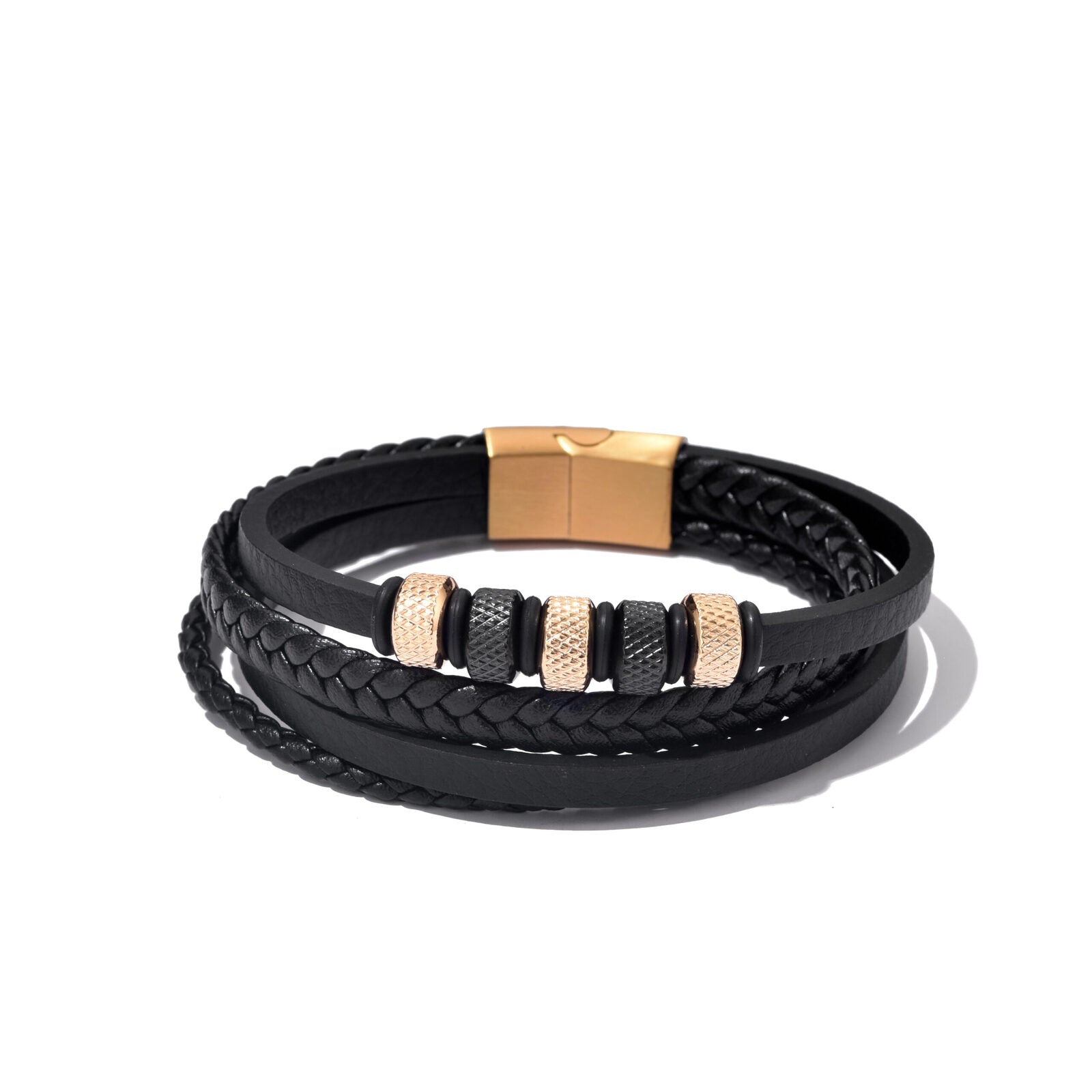 Bratara-barbati-piele-naturala-negru-auriu-Cercuri1.jpg