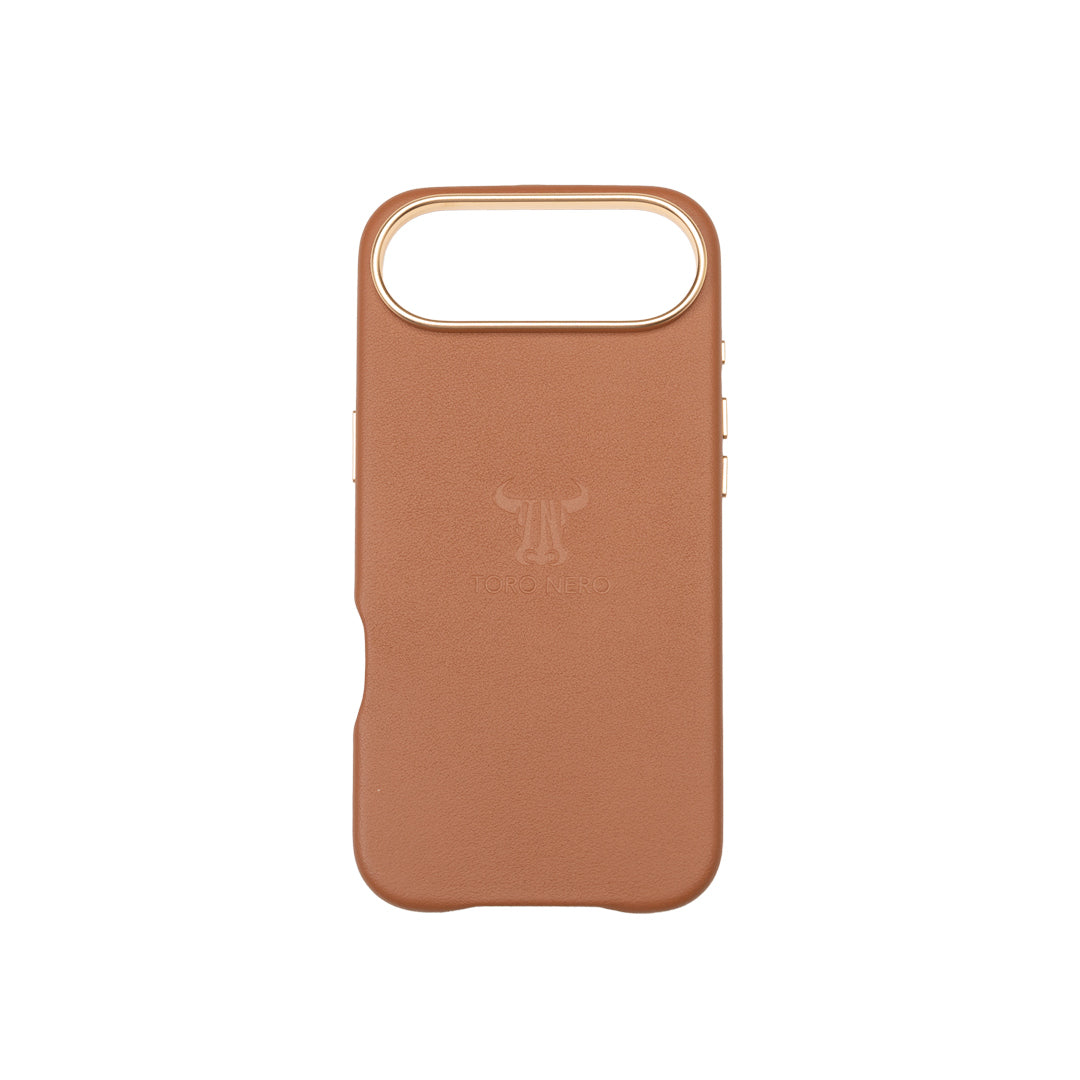 Husa telefon din piele naturala maro Iphone Air17