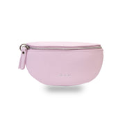 Borsetă damă din piele naturala roz deschis Waist Glam